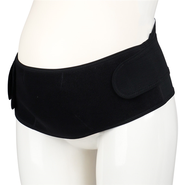 [リニューアル新登場！]妊婦さんの腰サポーター　ベルトタイプ ブラック M