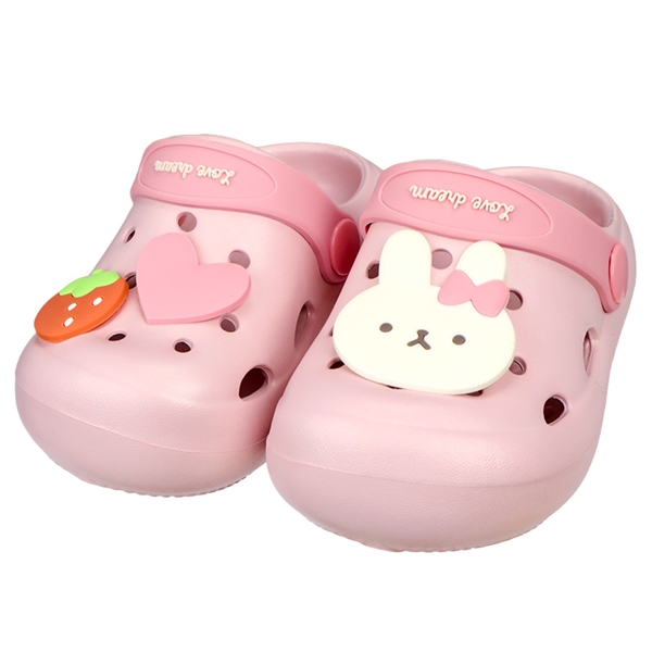 [13.0~16.0cm]コロンとしたＥＶＡサンダル　パープル パープル 13.0cm