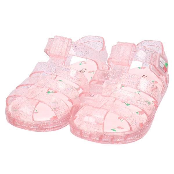[14.0~17.0cm]クリアサンダル　ピンク ピンク 14.0cm