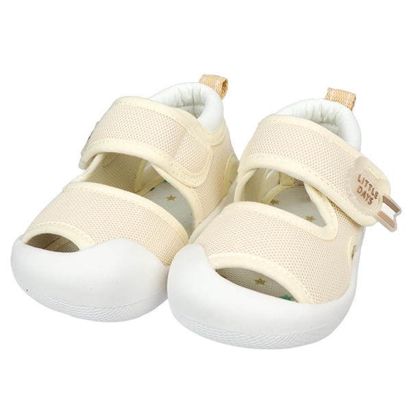 [12.5~14.0cm]メッシュサンダル　オフホワイト オフホワイト 12.5cm