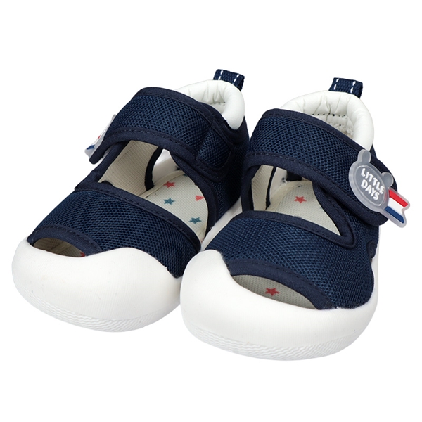 [12.5~14.0cm]メッシュサンダル　ネイビー ネイビー 12.5cm