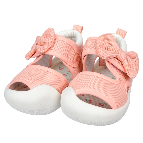 [12.5~14.0cm]メッシュサンダル　ピンク ピンク 12.5cm