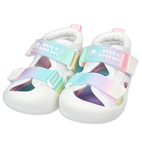 [12.5~14.0cm]テープサンダル　ホワイト ホワイト 12.5cm