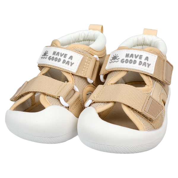 [12.5~14.0cm]テープサンダル　ベージュ ベージュ 12.5cm