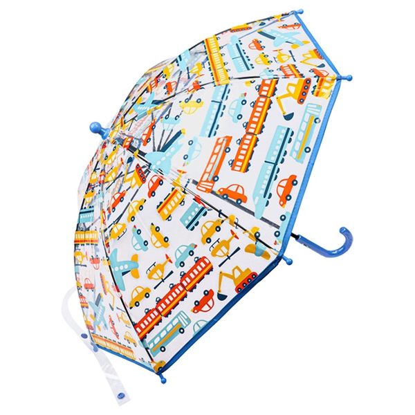 [35・40cm]ビニール傘　トラフィック ブルー 35cm