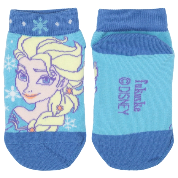 [キッズ]エルサフロント　キッズソックス　ブルー ブルー 13~19cm