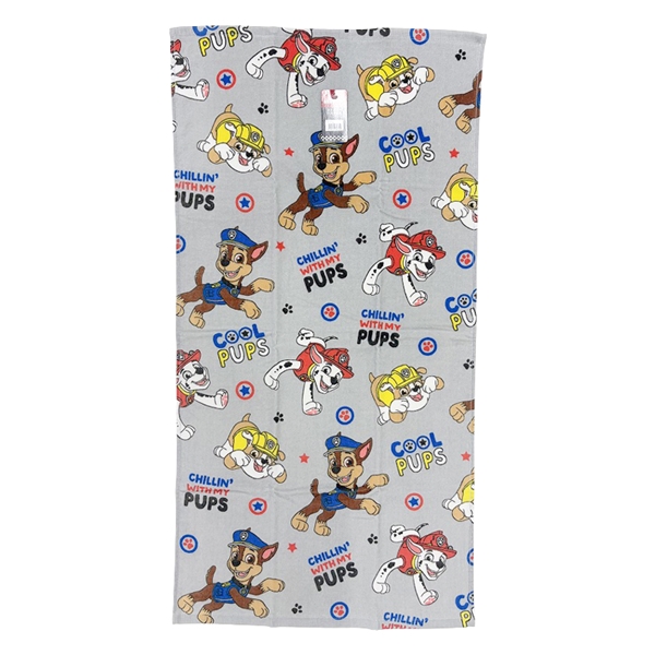 コンパクトバスタオル パウパトロール ビッグスマイル 50×100cm