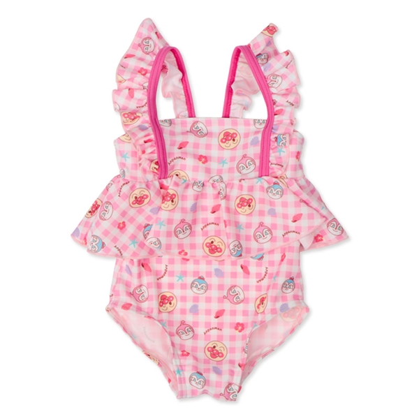 [キッズ]ワンピース水着 アンパンマン ピンク ピンク 100cm