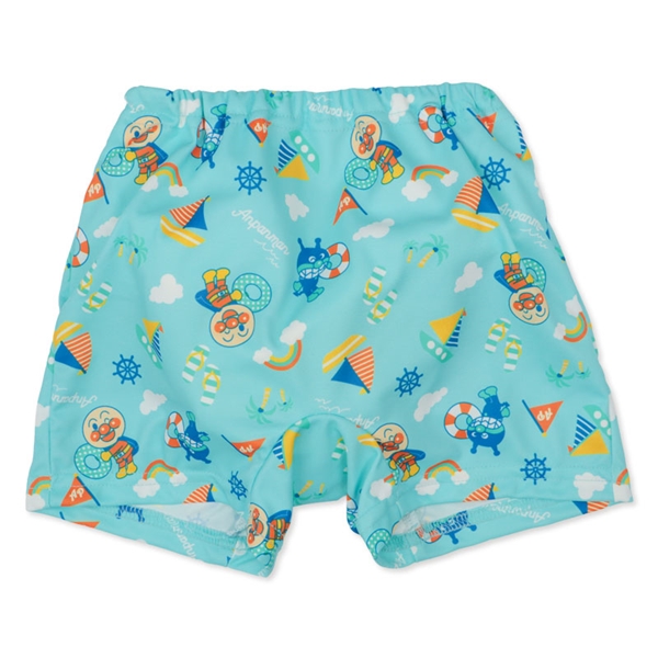 [キッズ]水遊び用ベビーパンツ アンパンマン サックス サックス 100cm