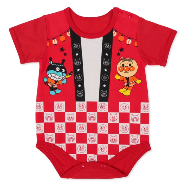 [ベビー]お祭りロンパス アンパンマン レッド レッド 70cm