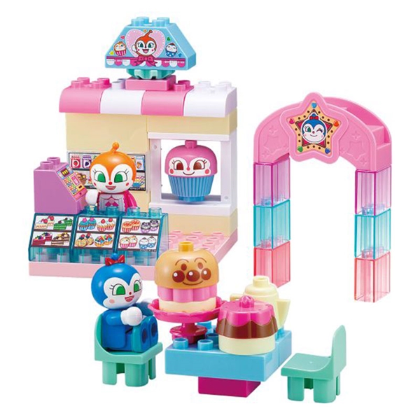 ドキンちゃんとコキンちゃん♪ キラキラおみせブロックバケツ