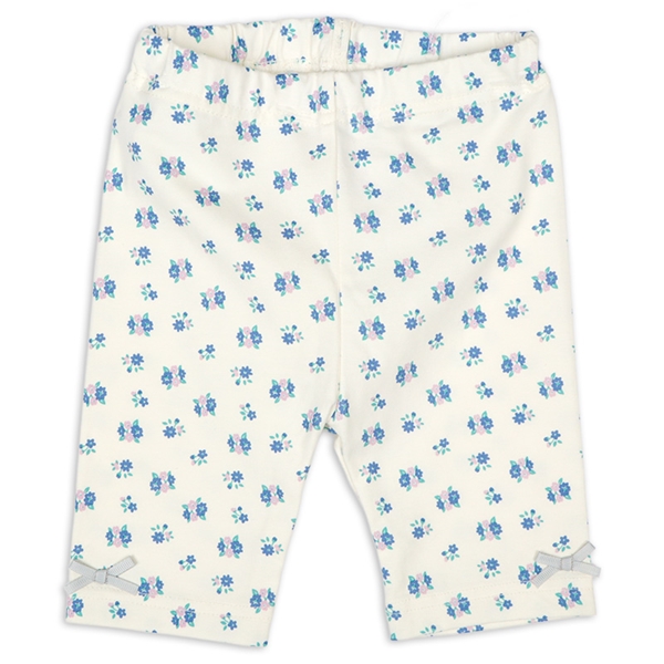 [ベビー]5分丈レギンス　ストレッチ天竺　ブルー ブルー 70cm