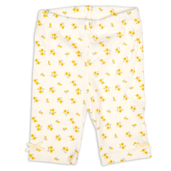 [ベビー]5分丈レギンス　リブジャガード　イエロー イエロー 70cm