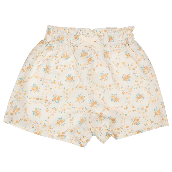 [ベビー]ショートパンツ　花柄 イエロー イエロー 80cm
