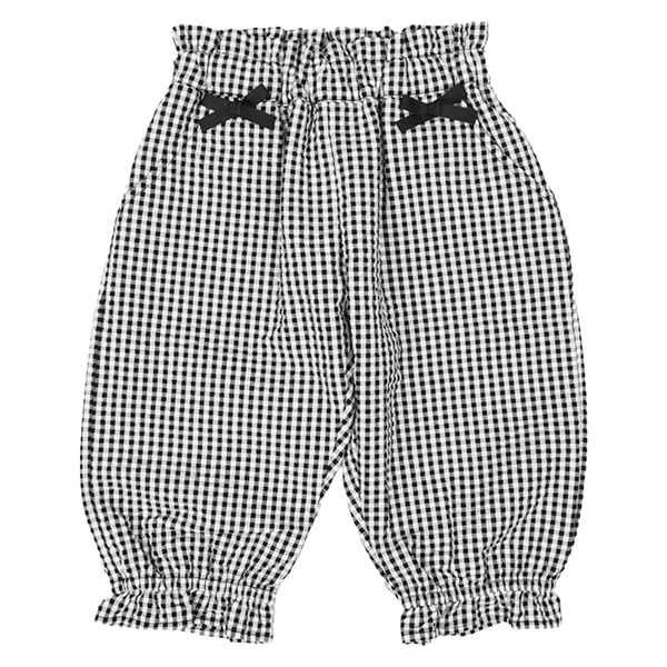 [キッズ]7分丈パンツ　サッカー ブラック ブラック 100cm