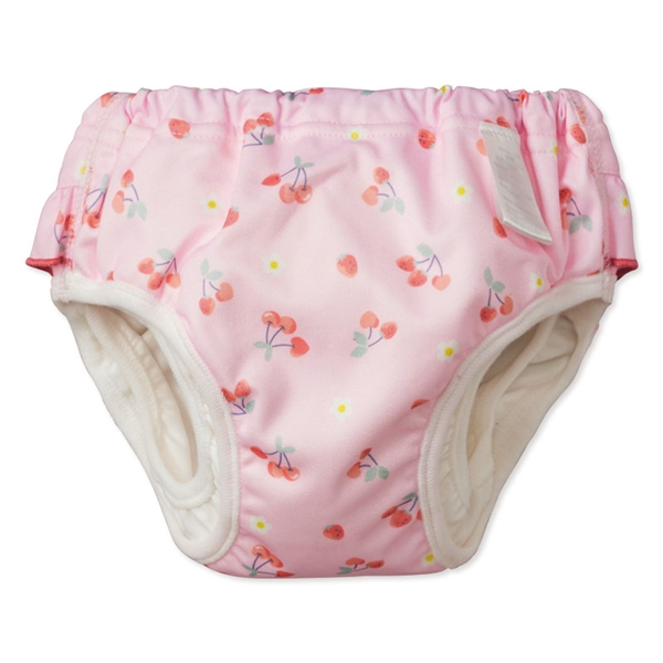 [キッズ]ベビースイムフリル付パンツ いちご 100cm