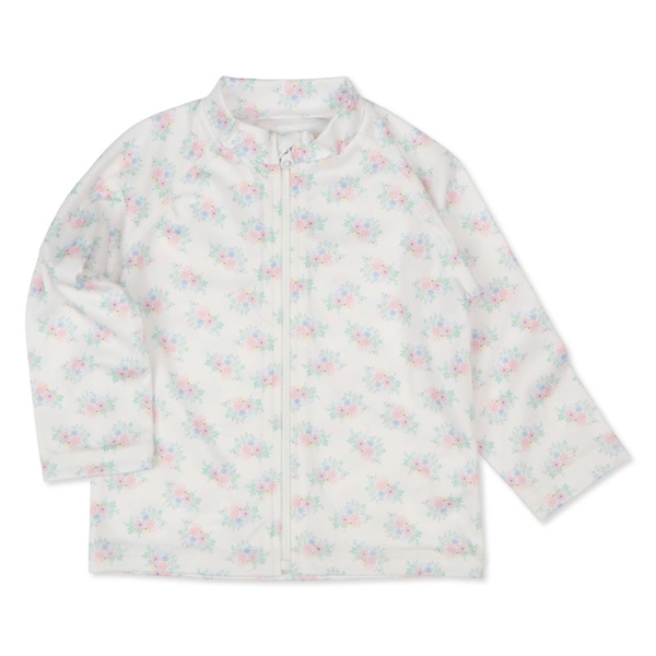 [キッズ]ベビースイムラッシュガード 花束 100cm