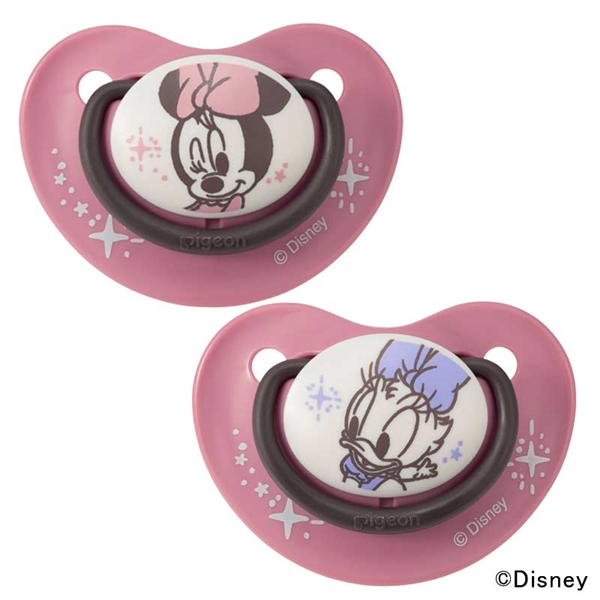 おしゃぶり Fun Friends 6‐18ヵ月 Lサイズ 2個 ミニー&デイジー ピンク 6~18ヵ月