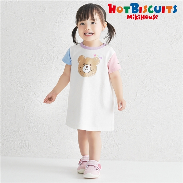 [キッズ] ワンピース マルチカラー[ミキハウス　ホットビスケッツ] マルチカラー 100cm