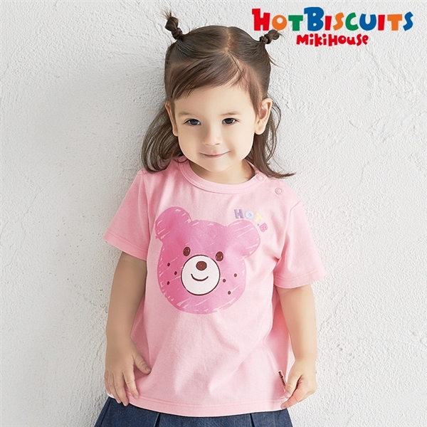 [キッズ] Ｔシャツ ピンク[ミキハウス　ホットビスケッツ] ピンク 100cm