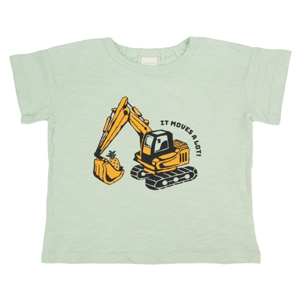 [ベビー]半袖Tシャツ　パネル　キミドリ キミドリ 70cm