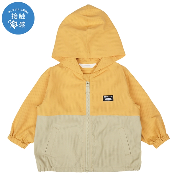 [ベビー]パーカー　接触冷感 カラシ カラシ 80cm