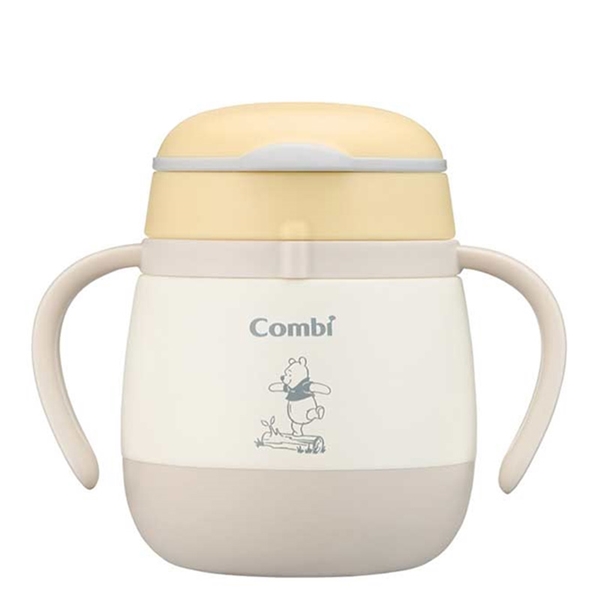 [180ml]ラクマグ ステンレス 漏れないストロー mini くまのプーさん 180ml