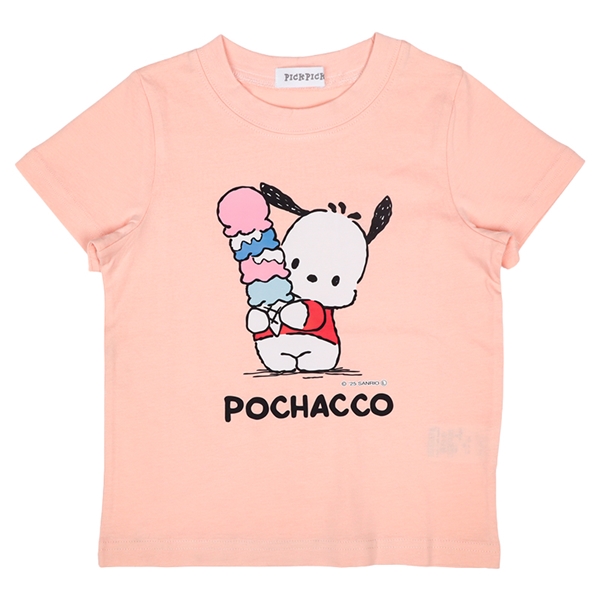 [キッズ]半袖Ｔシャツ　ポチャッコ　ピンク ピンク 100cm