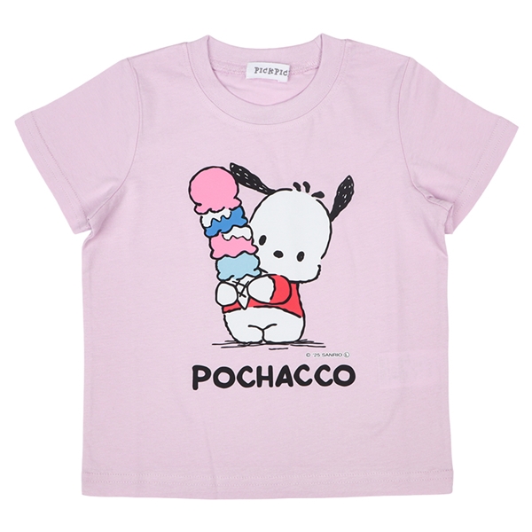 [ベビー]半袖Ｔシャツ　ポチャッコ　パープル パープル 90cm