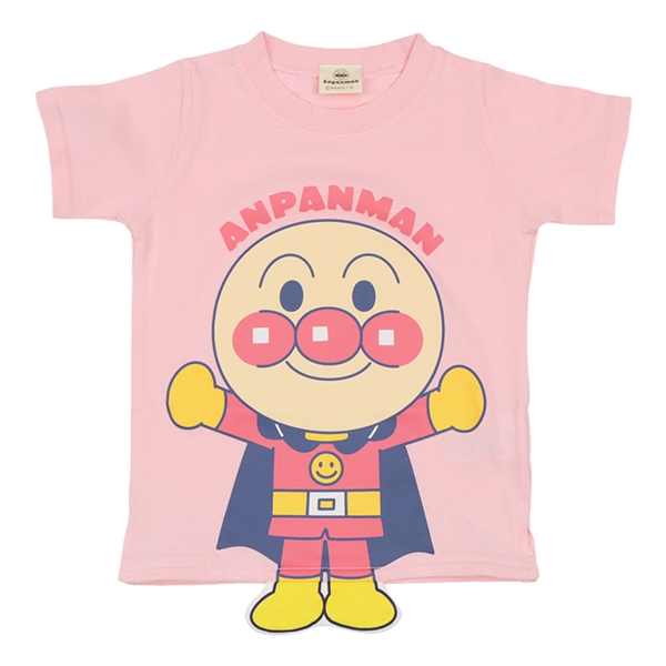 [ベビー]足ブラＴシャツ　アンパンマン　ピンク ピンク 80cm