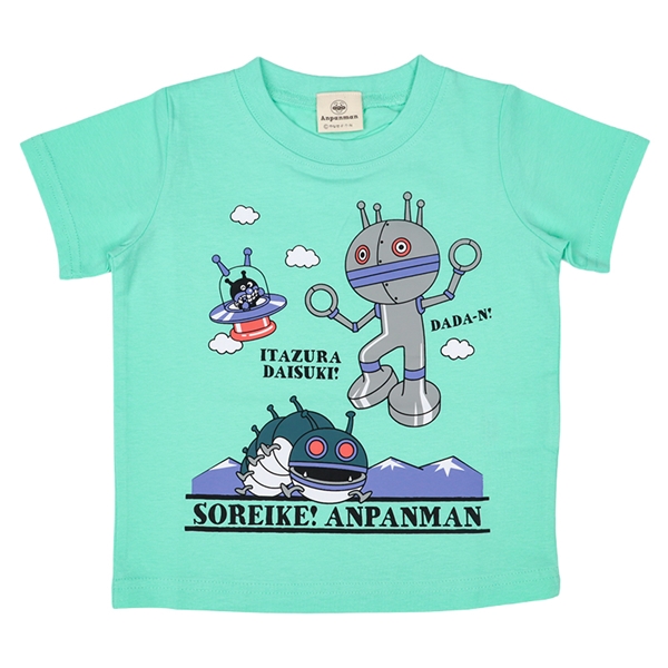 [キッズ]半袖Ｔシャツ　アンパンマン　ペパーミント ペパーミント 100cm