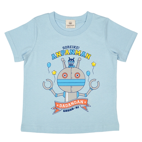 [キッズ]半袖Ｔシャツ　アンパンマン　サックス サックス 100cm