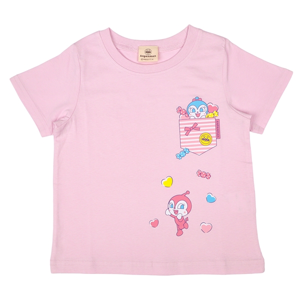 [キッズ]半袖Ｔシャツ　アンパンマン　パープル パープル 100cm