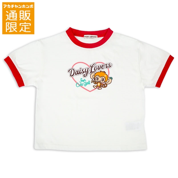 【通販限定】[ジュニア]リンガーＴシャツ　ＤＡＩＳＹ　ＬＯＶＥＲＳ(デイジーラバーズ）オフホワイト オフホワイト 130cm