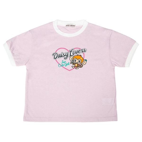 [130~150cm]リンガーＴシャツ　デイジーラバーズ　パープル パープル 130cm