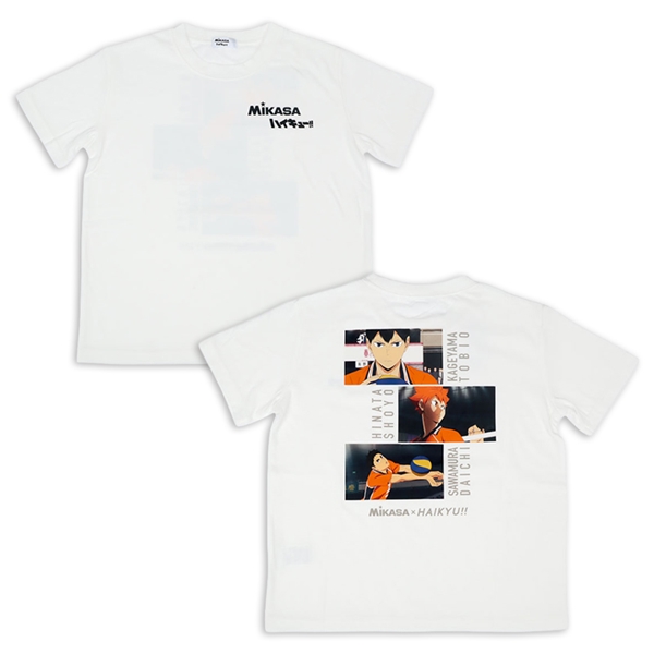 [130~150cm]場面写Ｔシャツ　ＭＩＫＡＳＡ×ハイキュー　オフホワイト オフホワイト 130cm