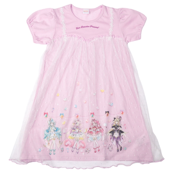 [キッズ]ワンピース　プリキュア パープル パープル 100cm