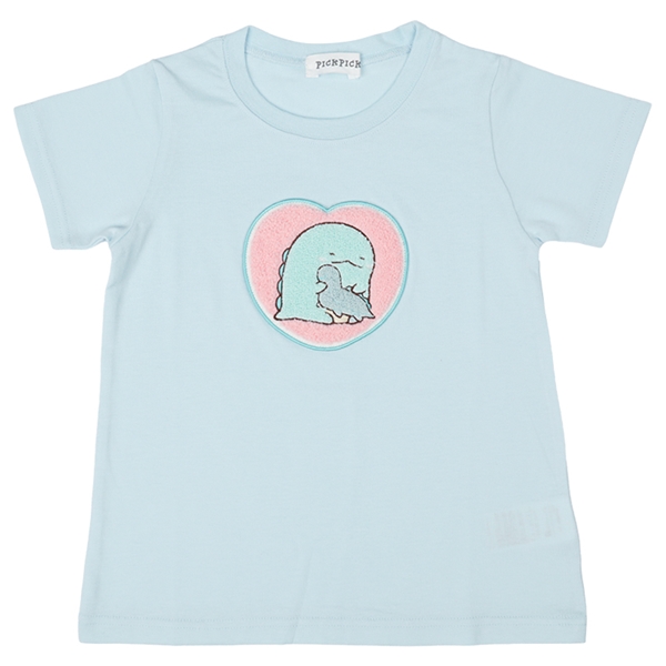 [キッズ]サガラ刺繍Ｔシャツ　すみっコぐらし　サックス サックス 100cm