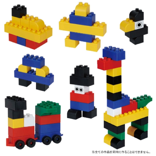 おおきなダイヤブロック はじめてのブロックあそび バケツ