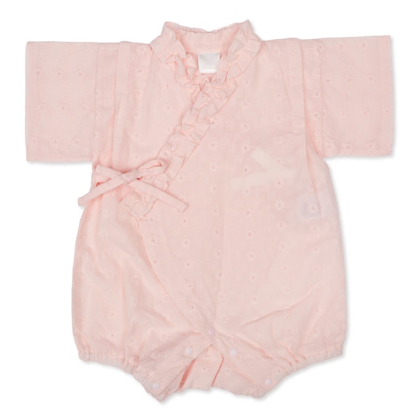 [ベビー]甚平ロンパス レース ピンク ピンク 60cm