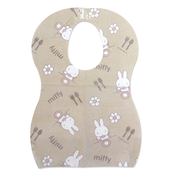 ミッフィー 紙エプロン 10枚入 ベージュ