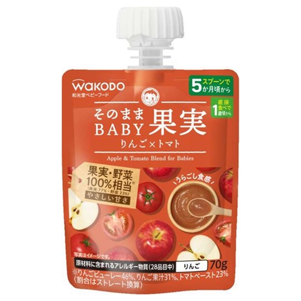 そのままBABY果実 りんご×トマト
