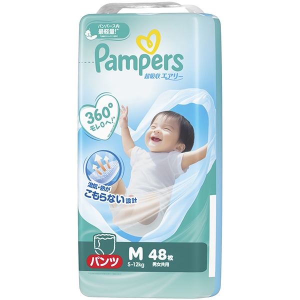 [パンツ]パンパース 超吸収 エアリー Mサイズ 48枚 M