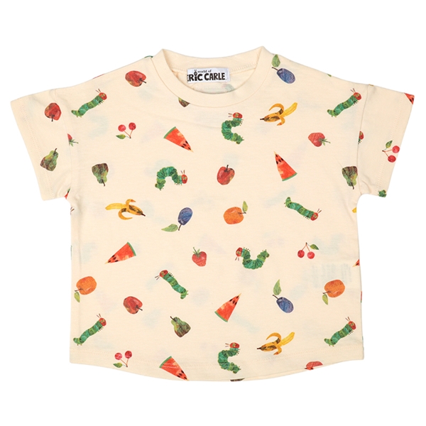[キッズ]半袖Ｔシャツ　はらぺこあおむし　アイボリー アイボリー 100cm