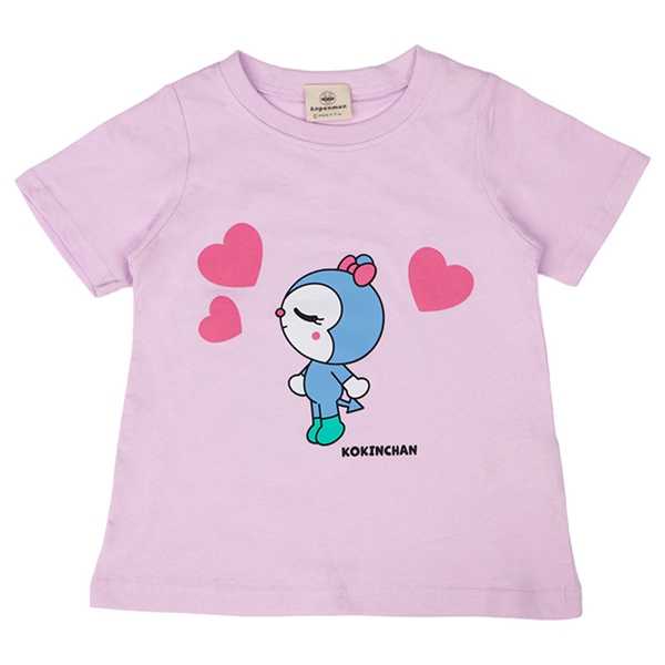 [ベビー]半袖Ｔシャツ　アンパンマン　パープル パープル 80cm