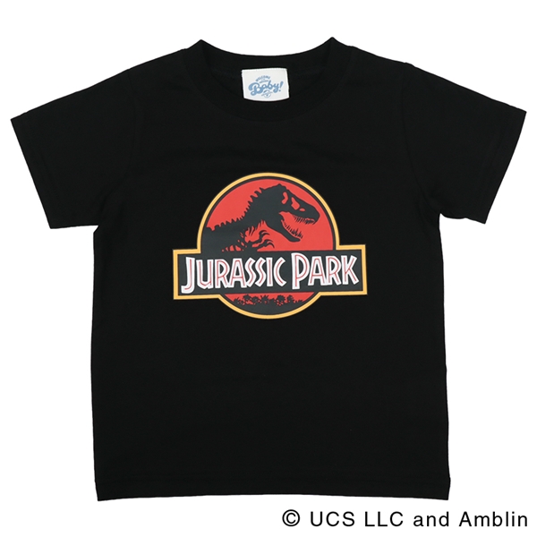 [キッズ]半袖Ｔシャツ　ジュラシック　ブラック ブラック 100cm