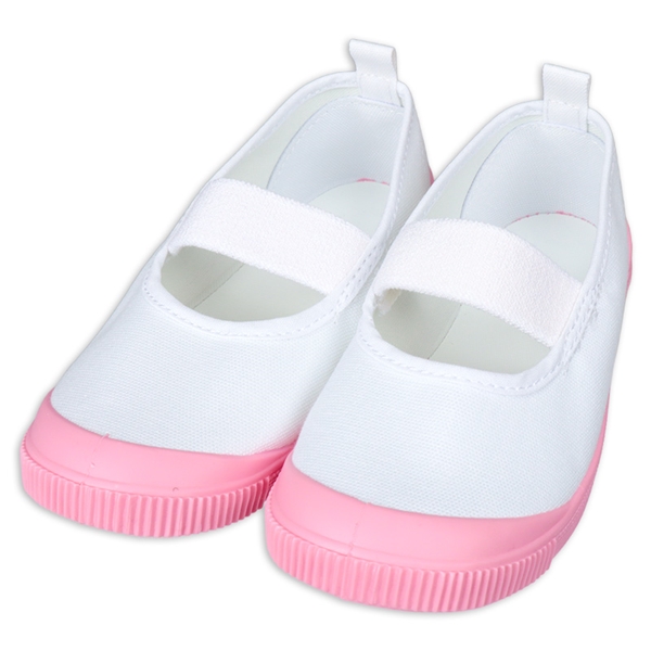 [14.0~20.0cm]布バレーシューズ　ピンク ピンク 14.0cm