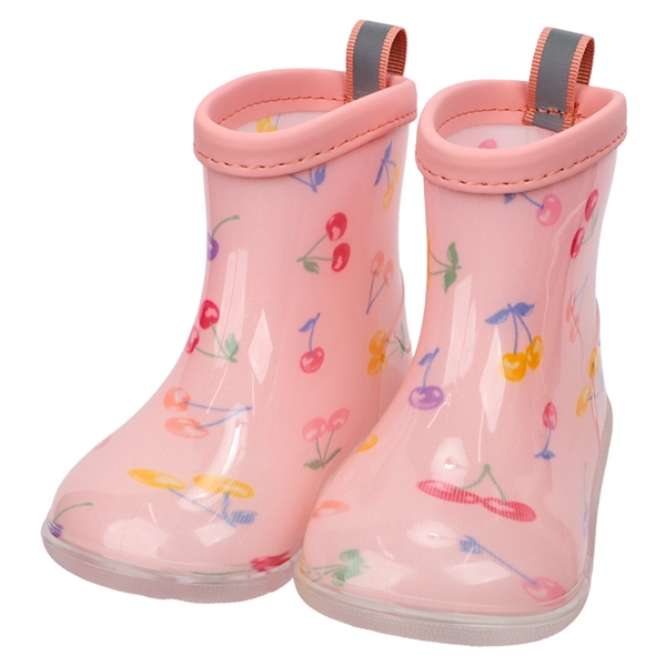 [14.0~18.0cm]総柄レインシューズ　ピンク ピンク 14.0cm