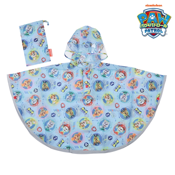 キッズレインポンチョパウパトロール２３ 80~100cm