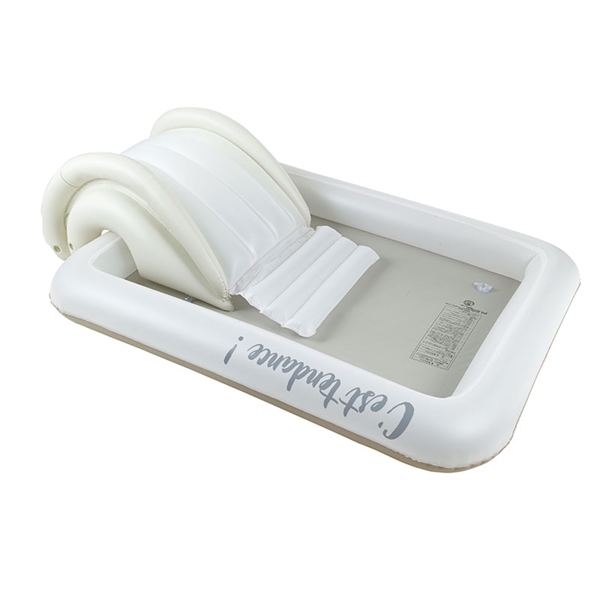 滑り台付き四角プール ティラミスカラー